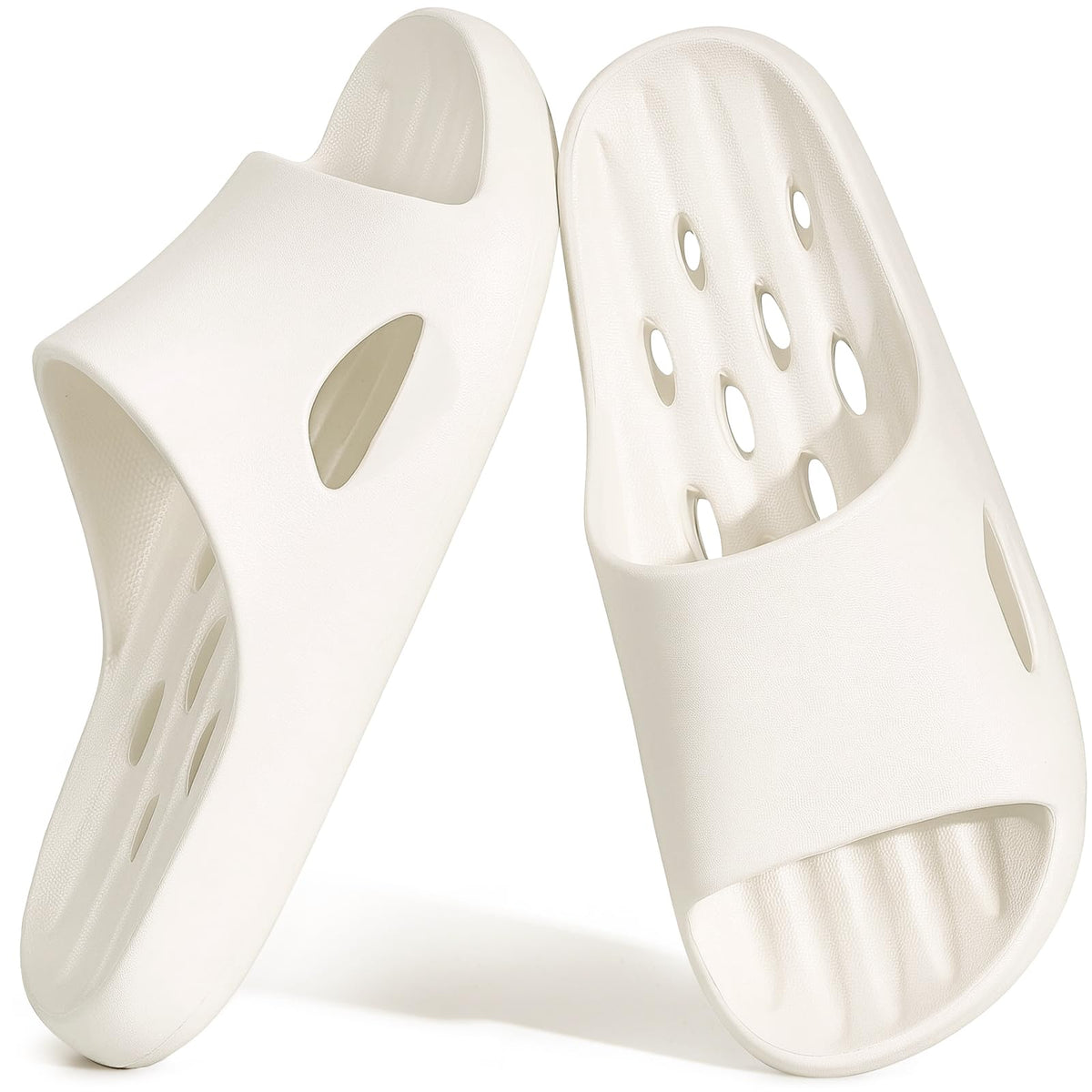 Aoowoll Shower Shoes for Men and Women Non-Slip Sandals Bathroom Slippers
