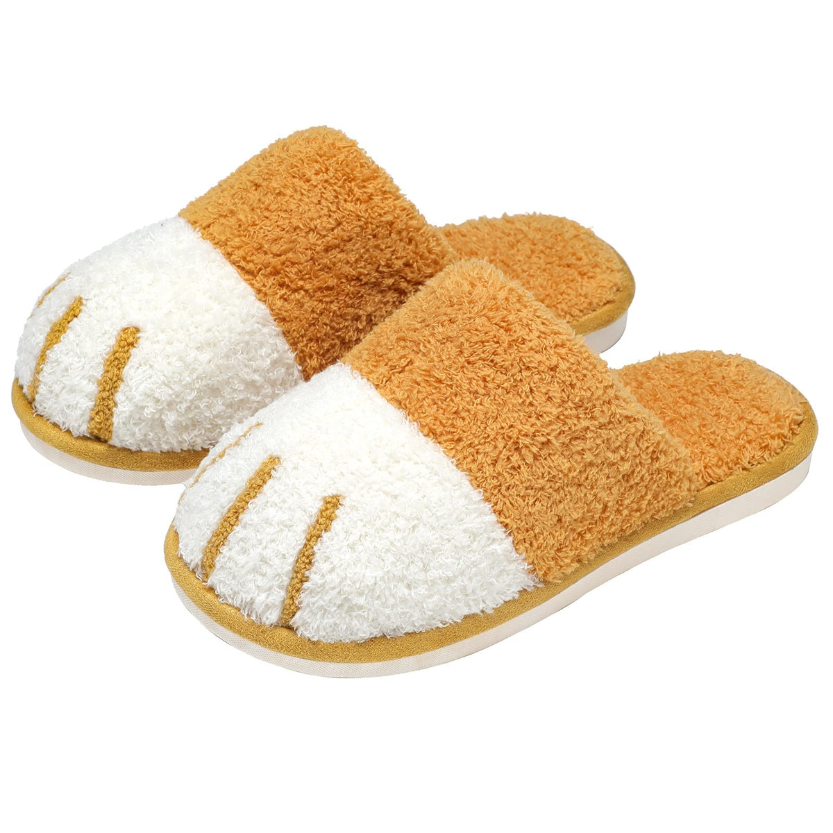 SINNO Cute Animal Slippers for Women Indoor Outdoor Memory Foam House Slipper Soft Warm Cozy Fuzzy Bedroom Non-Slip Shoes Christmas Gift ladies