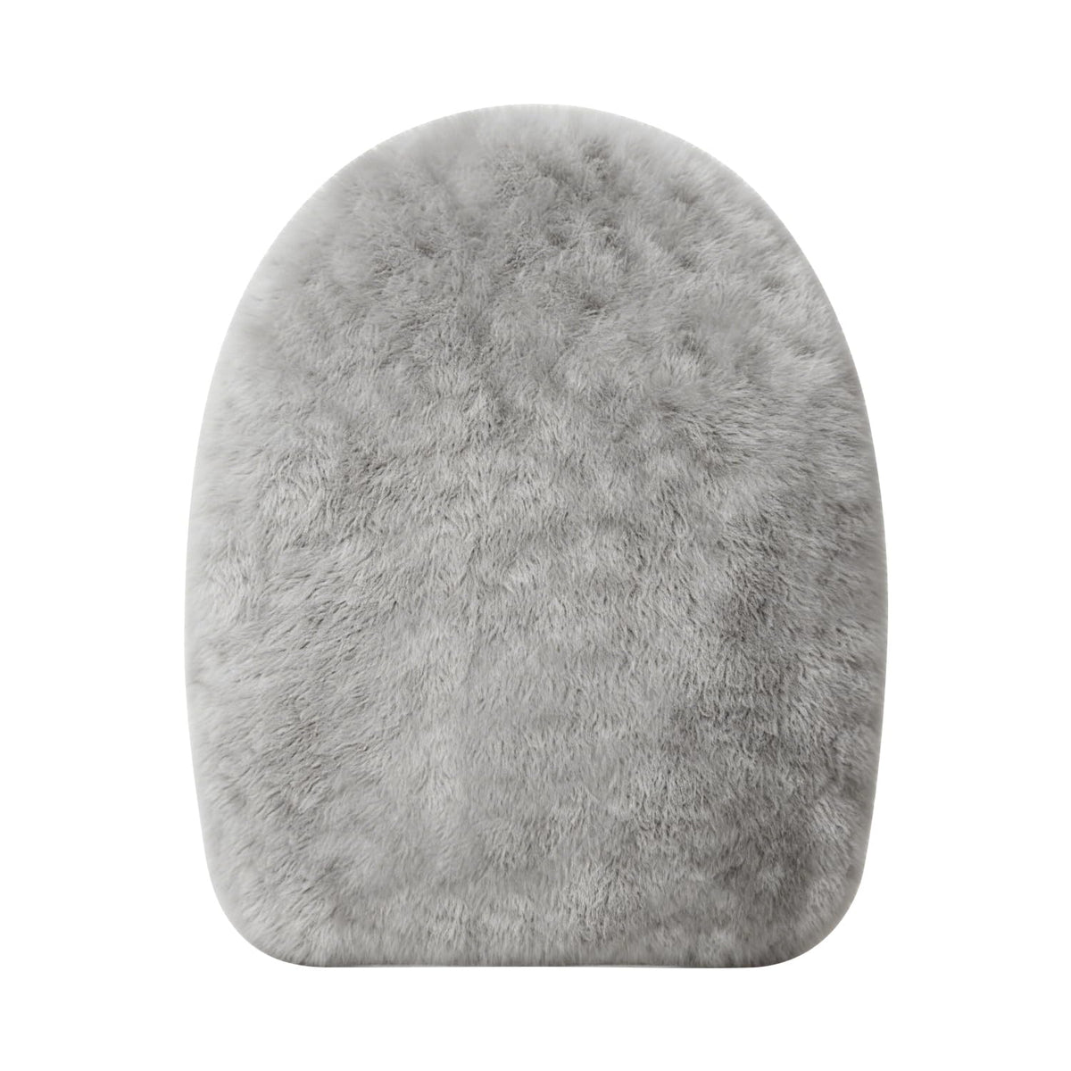 Microfiber Toilet Lid Cover – Soft, Absorbent & Machine-Washable Seat Cover Fits Most Toilet Lids (Light Gray)