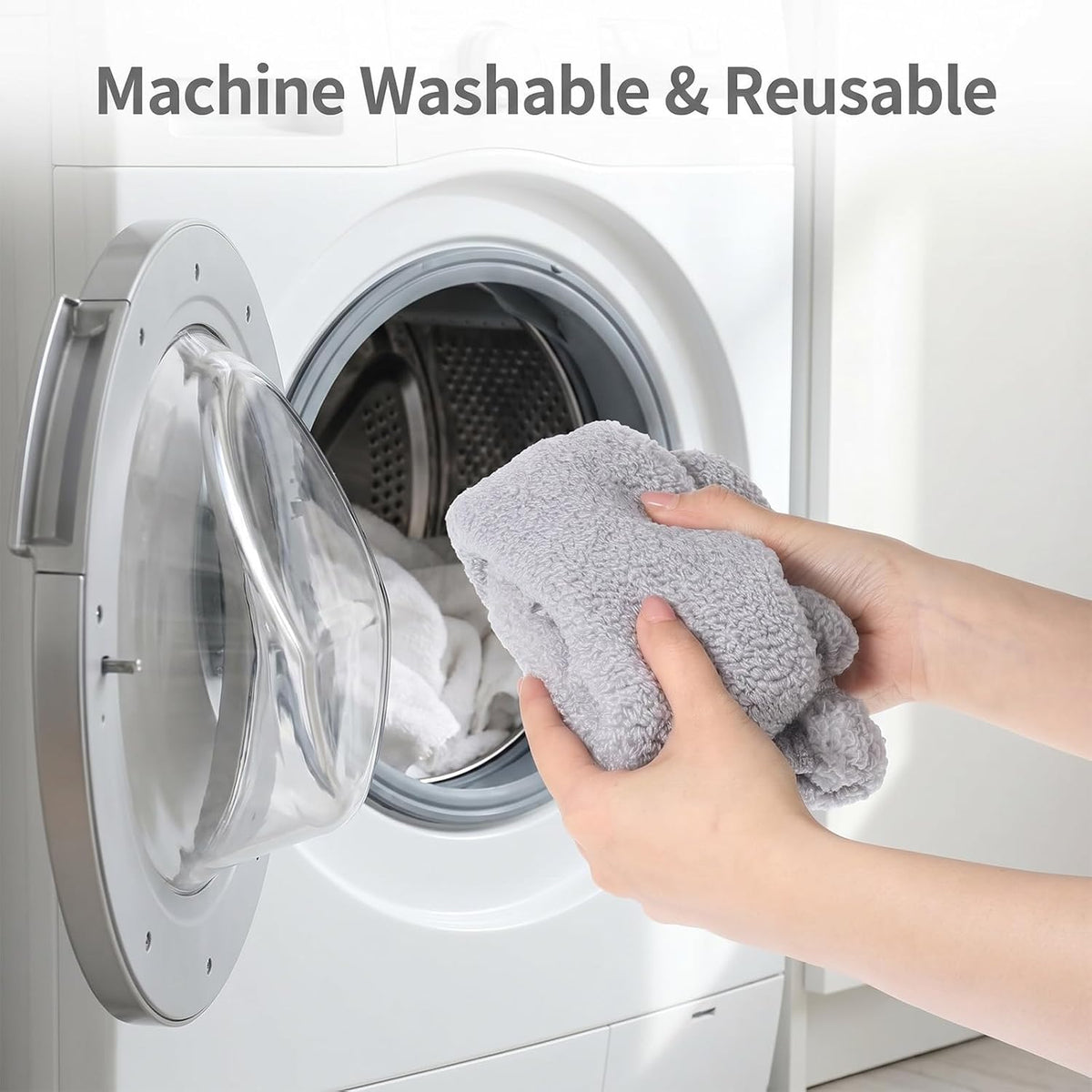Toilet Seat Cover Warmer Thicker Soft Toilet Seat Cushion with Snaps