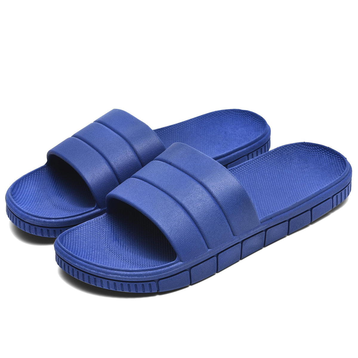 clootess Shower Slide Shoes for Men and Women Home Sandal Bath Slipper Indoor House Pool College Dorm Non-Slip