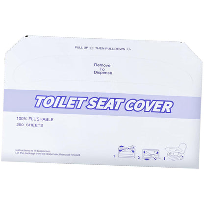 KISEER 4 Pack (1000 Pieces) Disposable Toilet Seat Covers Flushable Paper Toilet Seat Cover for Bathroom, Hotels, Travel, Kids or Adults