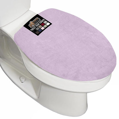 GORILLA GRIP Thick Memory Foam Toilet Lid Seat Cover, 19.5x18.5 Grey