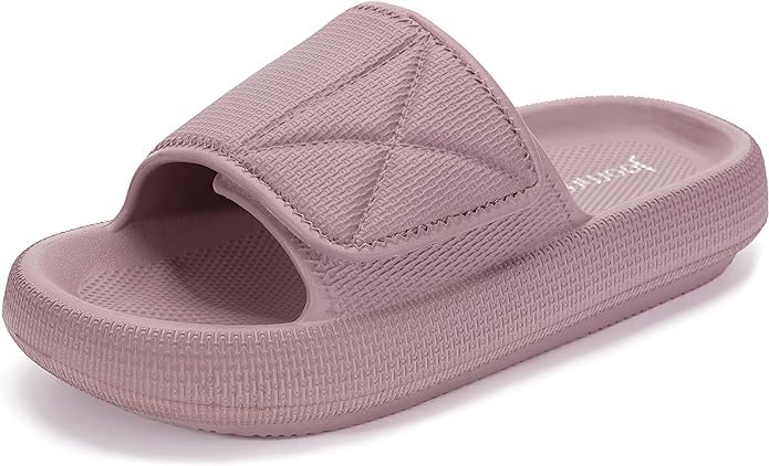 Joomra Slides for Women and Men Adjustable Pillow Slippers Diabetic Sandals