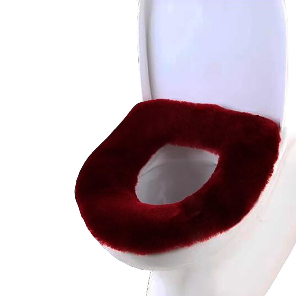 U&M 100% Pure Wool Toilet Seat Cushion Soft Warm