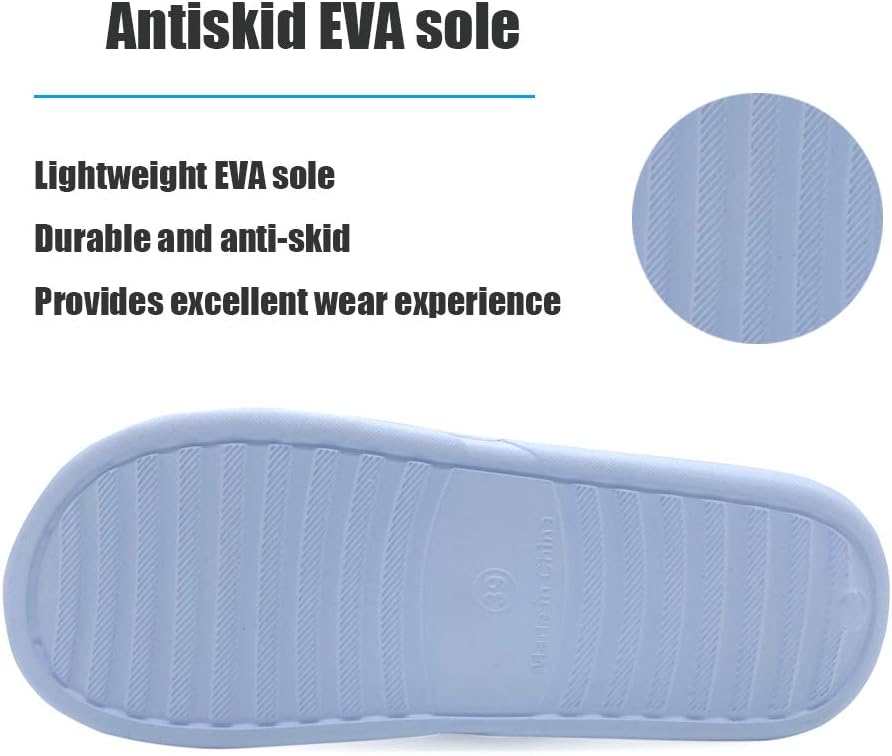 LM Women Shower Slippers Bathroom Slippers Sandals House Slippers Non Slip Shoes Dorm Shoes