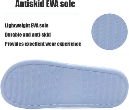 LM Women Shower Slippers Bathroom Slippers Sandals House Slippers Non Slip Shoes Dorm Shoes