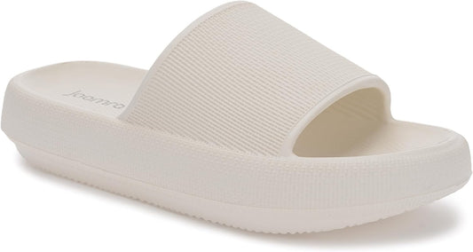 Joomra Pillow Slippers for Women and Men Thick Sole Ultra Cushion Slides