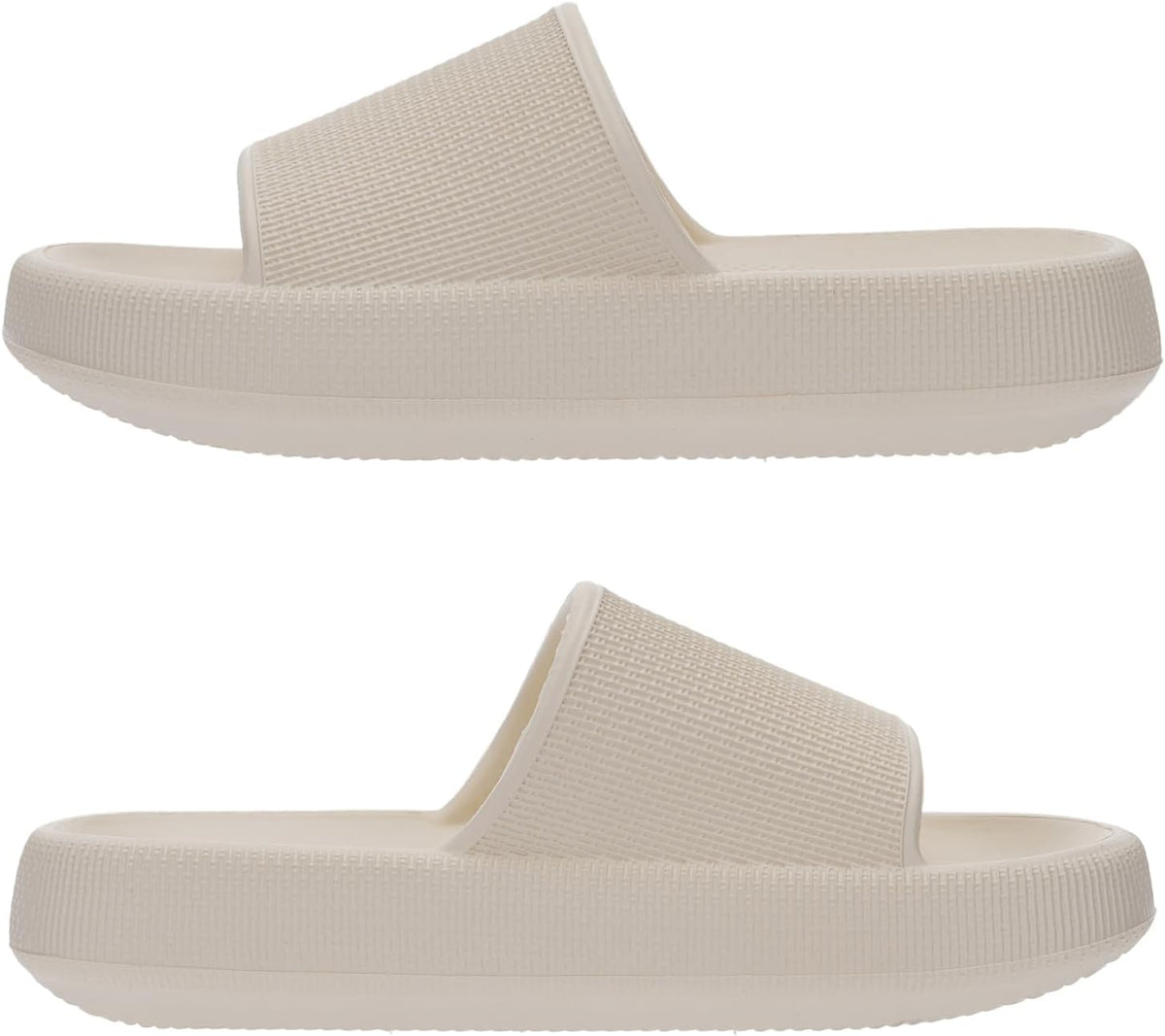 Joomra Pillow Slippers for Women and Men Thick Sole Ultra Cushion Slides