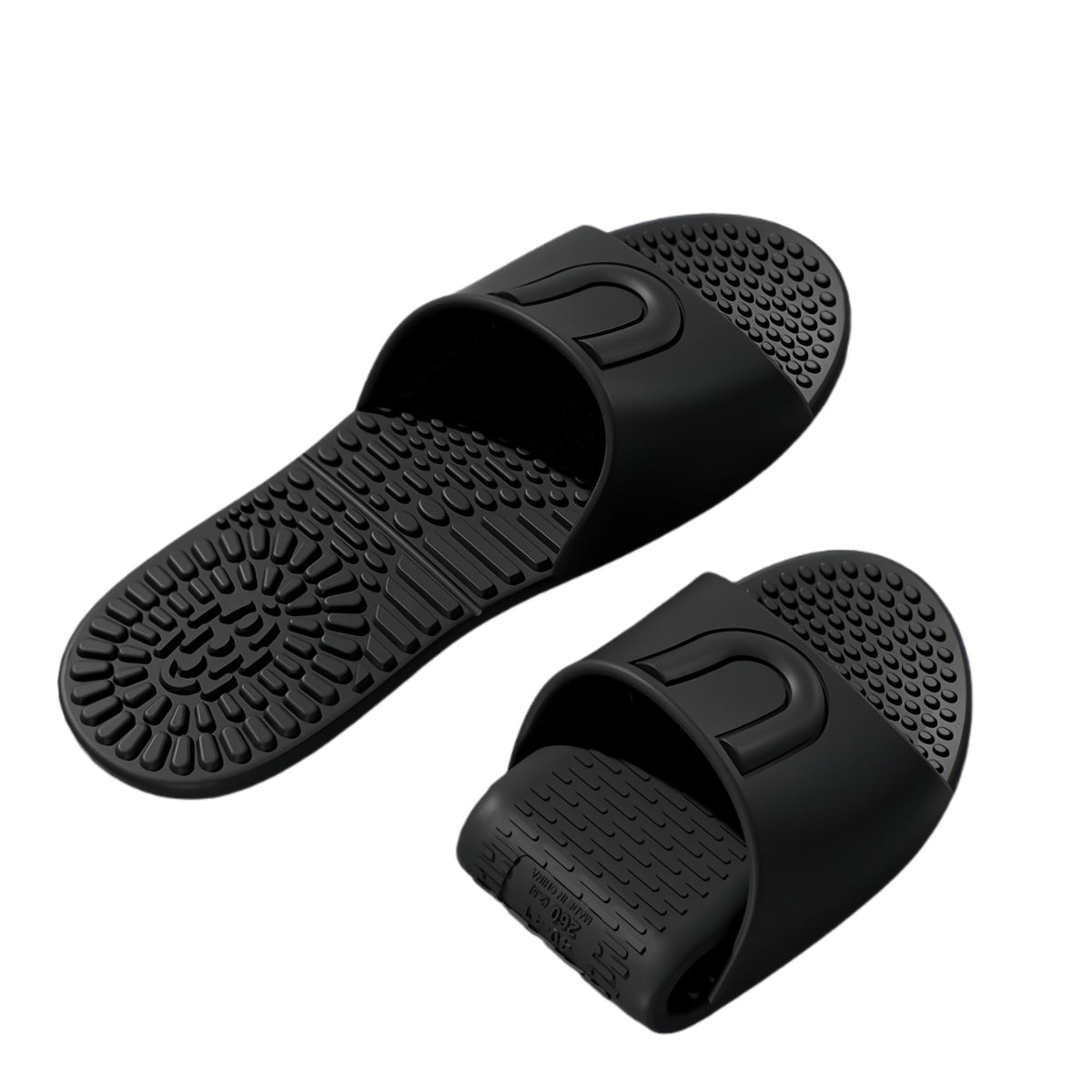 Shower Shoes Travel Foldable Portable Non Slip Slippers for Hotel Guests Swimming Spa Unisex Men Women Lightweight EVA Bathroom Slides Quick Drying Water Resistant Footwear