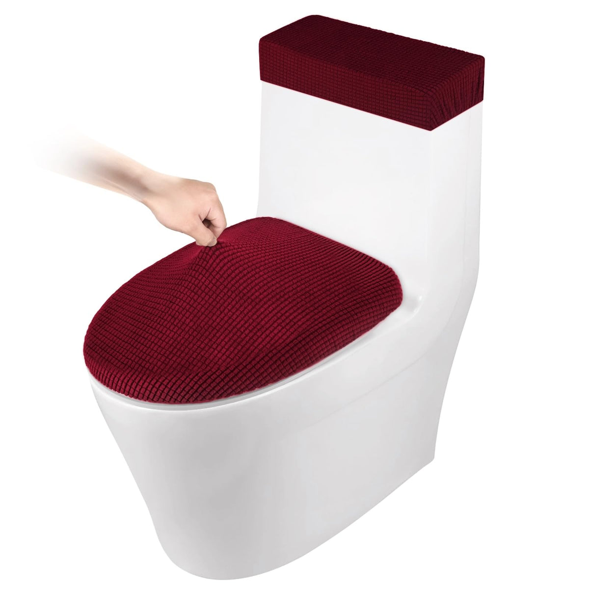 Toilet Lid Cover and Toilet Tank Cover, Toilet Covers Set for Bathroom