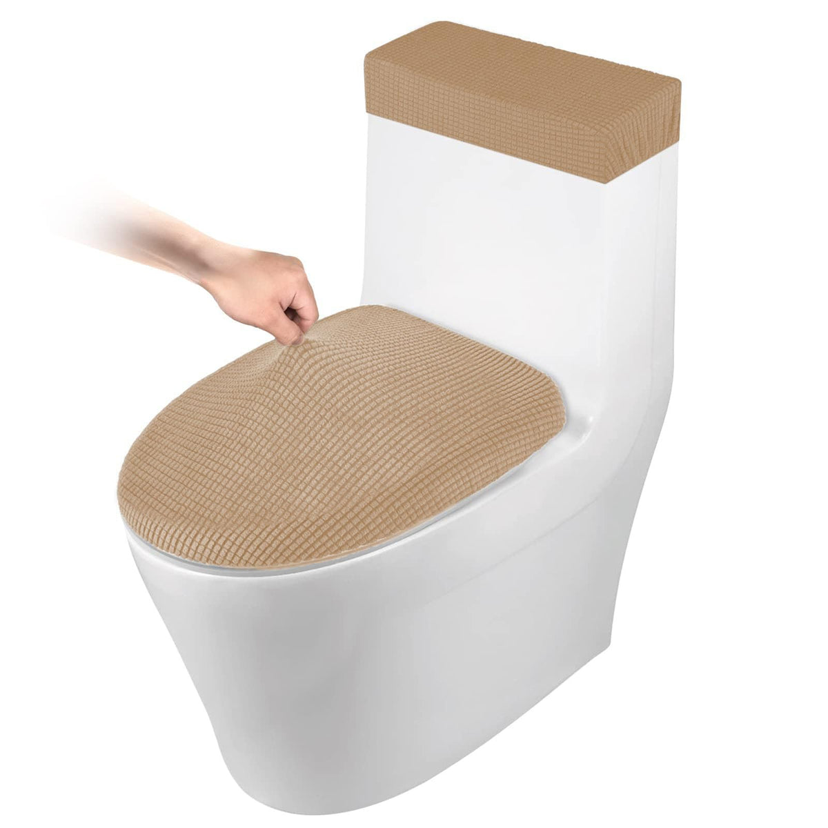 Toilet Lid Cover and Toilet Tank Cover, Toilet Covers Set for Bathroom