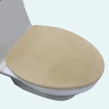 Madeals Microfiber Toilet Lid Cover Soft and Absorbent, Comfortable Bathroom Toilet Lid Cover Seat Fits Most Size Toilet Lids for Teal