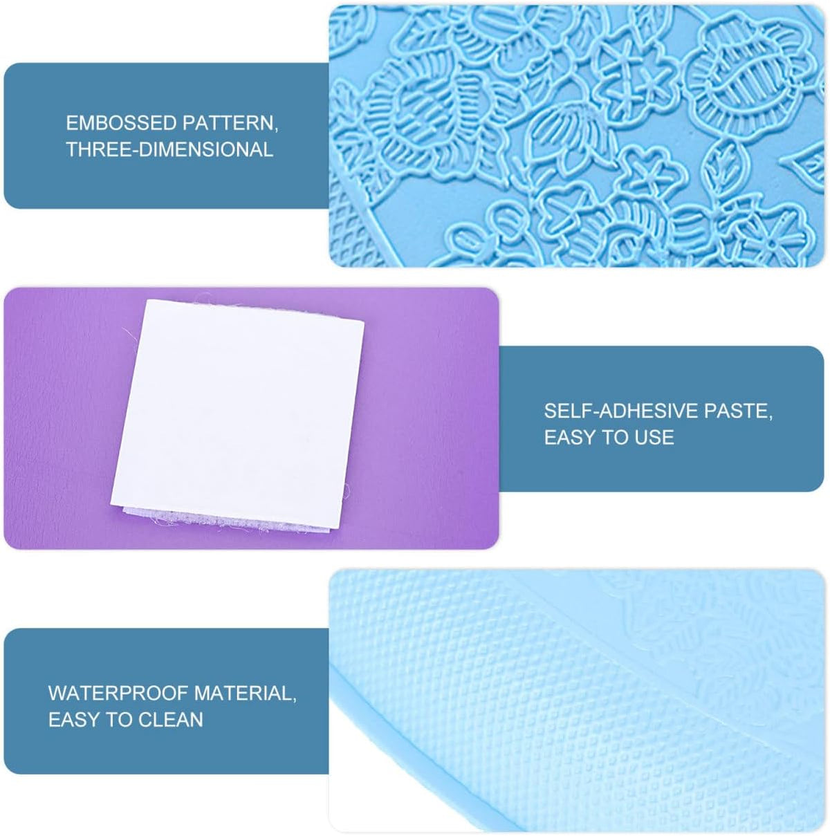 Balacoo Waterproof Warm EVA Toilet Cushion Pad Thickened Washable Bathroom Toilet Mat Set Versatile Fit for Standard and Elongated