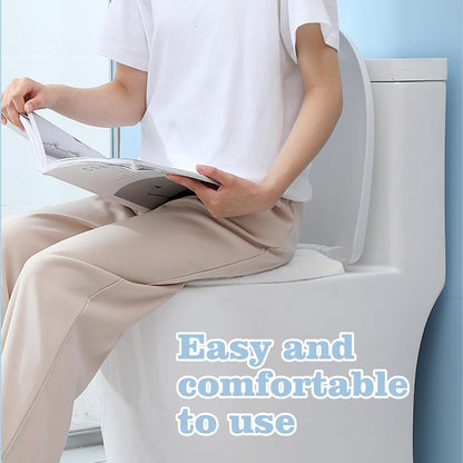 20pcs Quality Disposable Toilet Seat Covers, Portable Travel Toilet Seat Mats Pads for Public Toilets Hospital Hotel, Healthy White Toilet Seat Cushions for Men Women Girls, Each Wrapped Individually