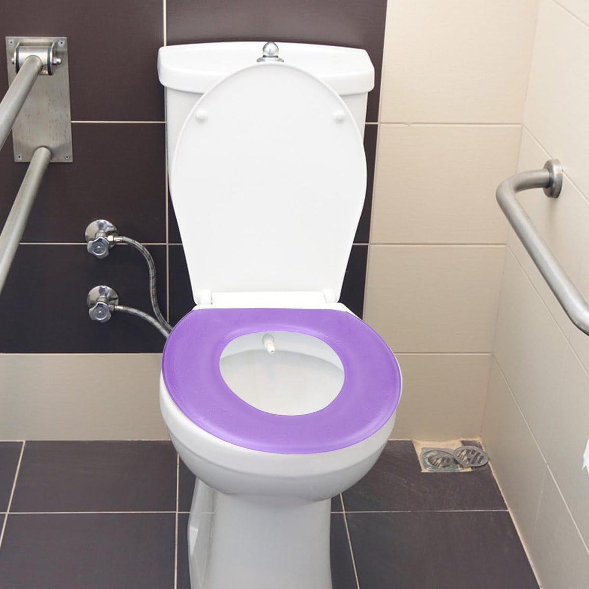 Balacoo Waterproof Warm EVA Toilet Cushion Pad Thickened Washable Bathroom Toilet Mat Set Versatile Fit for Standard and Elongated
