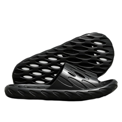 Mens Shower Shoes,Quick Dry Slides for Men Pool Slipper with Drain Holes