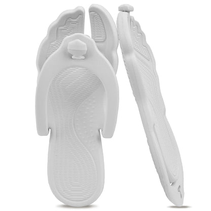 ZOORON Flip Flops for Women Men Travel Slippers Shower Shoes Foldable Bathroom Camp Beach Sandals Lightweight Non-Slip Quick Dry