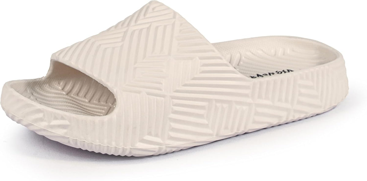 Weweya Slides for Women Men Shower Shoes House Slippers Beach Sandals