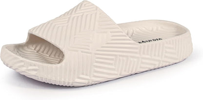 Weweya Slides for Women Men Shower Shoes House Slippers Beach Sandals