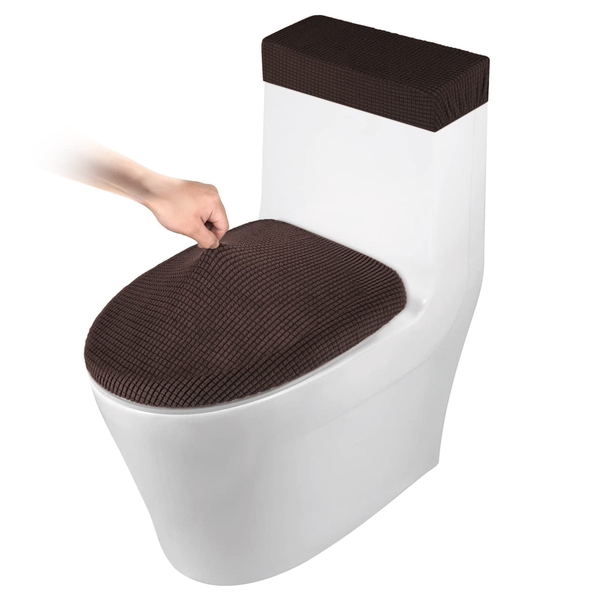 Toilet Lid Cover and Toilet Tank Cover, Toilet Covers Set for Bathroom