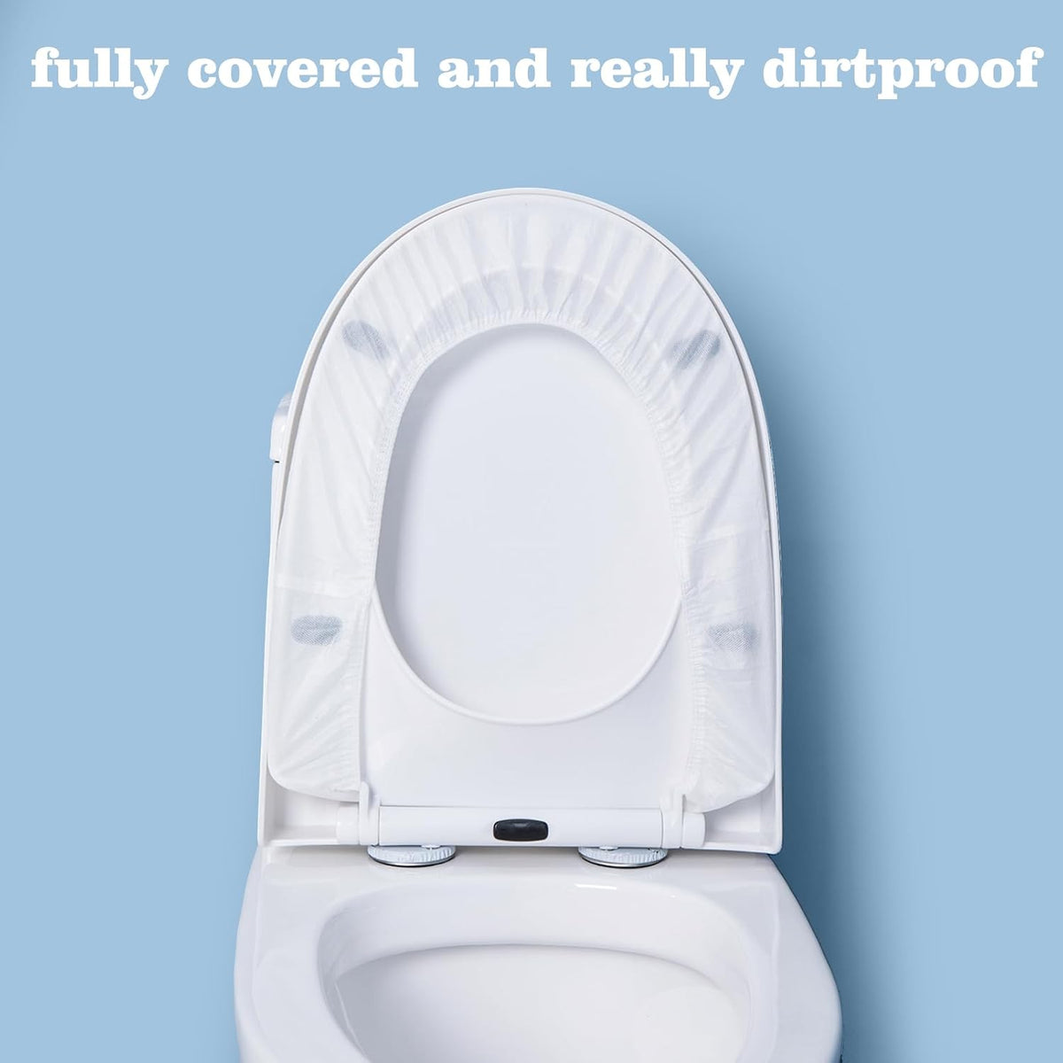 20pcs Quality Disposable Toilet Seat Covers, Portable Travel Toilet Seat Mats Pads for Public Toilets Hospital Hotel, Healthy White Toilet Seat Cushions for Men Women Girls, Each Wrapped Individually
