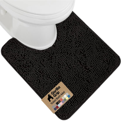 GORILLA GRIP Bath Rug Mat for Bathroom, Absorbent Chenille 24x17 Sage Green