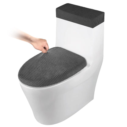 Toilet Lid Cover and Toilet Tank Cover, Toilet Covers Set for Bathroom