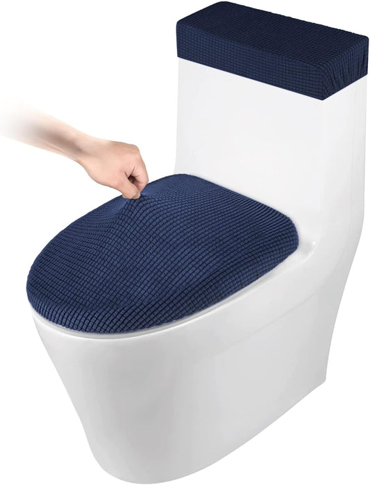 Toilet Lid Cover and Toilet Tank Cover, Toilet Covers Set for Bathroom