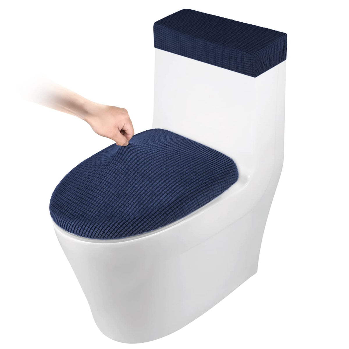 Toilet Lid Cover and Toilet Tank Cover, Toilet Covers Set for Bathroom