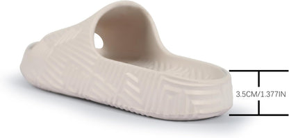 Weweya Slides for Women Men Shower Shoes House Slippers Beach Sandals