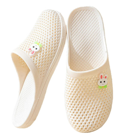 Caistre Bath Slippers with Holes Women Lightweight Slide Sandals Indoor Outdoor Bath Slippers Non Slip House Shoes Pool Beach