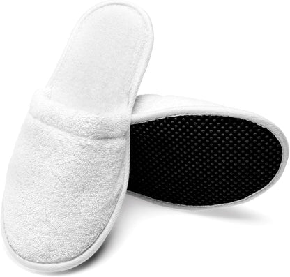 Arus Men's Cotton Slippers Turkish Terry Cloth for Spa and Bath