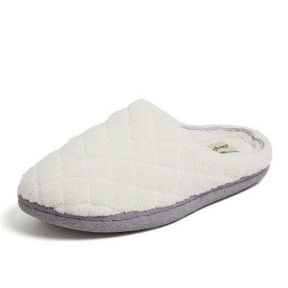 Leslie Terry Clog House Shoes with Memory Foam, Indoor Slippers with Wide Widths