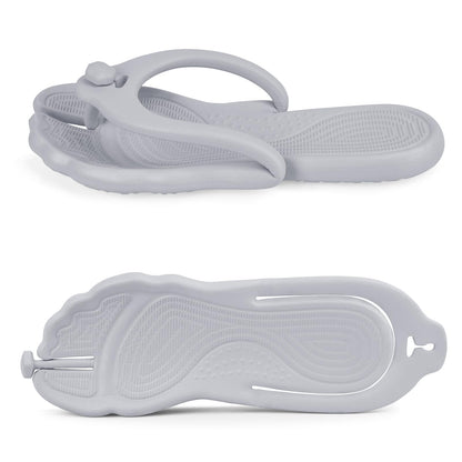 ZOORON Flip Flops for Women Men Travel Slippers Shower Shoes Foldable Bathroom Camp Beach Sandals Lightweight Non-Slip Quick Dry