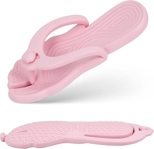 Rosoz Flip Flops for Women Men Travel Slippers Shower Shoes Sandals