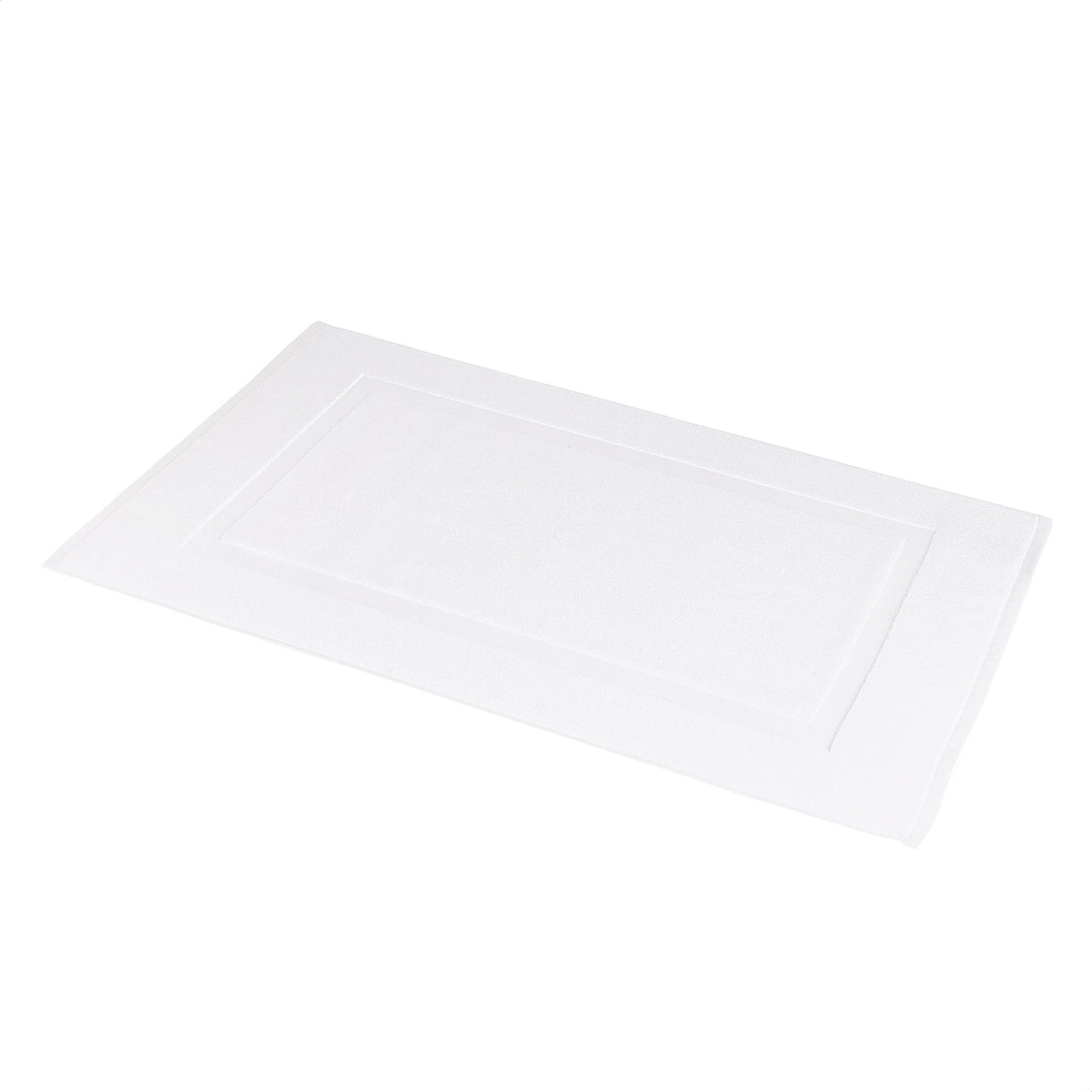 Amazon Basics Banded Bathroom Bath Rug Mat, Machine Washable, 100% Cotton, 31" x 20", Powder Gray