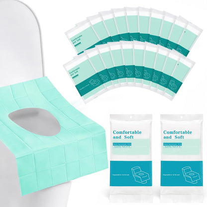 Rgqphantom 50 Pack Toilet Seat Covers Disposable, Portable Toilet Liners