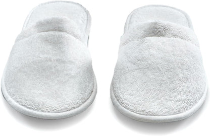 ESKYMODE Womens Cotton Bath Slippers, Terry Cloth Spa Slippers for Women