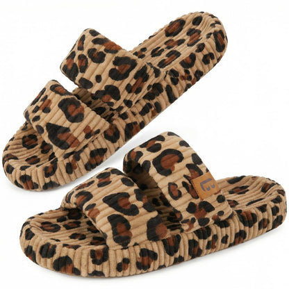 LongBay Slippers for Women Memory Foam Open Toe Indoor House Shoes Gifts