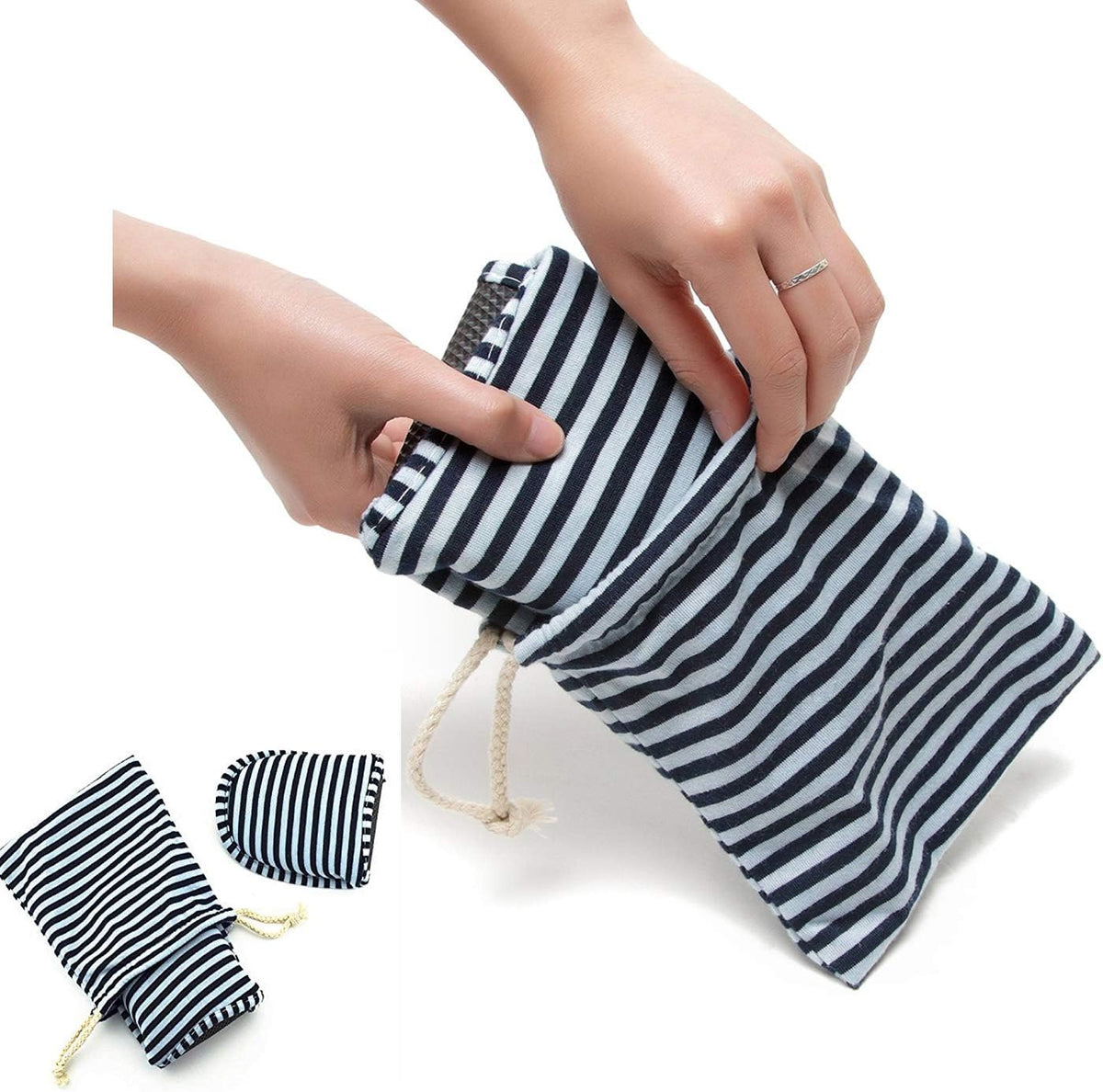 Portable Cotton Travel Slippers Reusable Spa Hotel Indoor Guest Slippers
