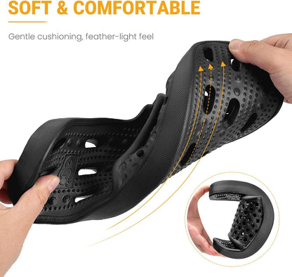 Aoowoll Shower Shoes for Men and Women Non-Slip Sandals Bathroom Slippers