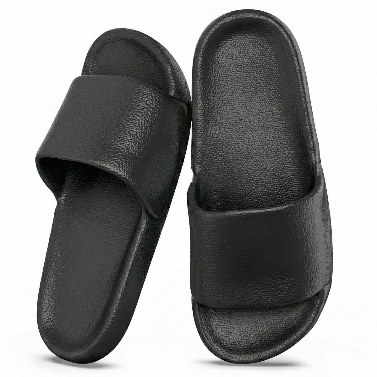 Shower Shoes for Women & Men - Non-Slip House Slippers - Cloud Comfort Slides - Quick-Dry, Arch Support - Perfect for Bathroom, Beach, Pool, Travel