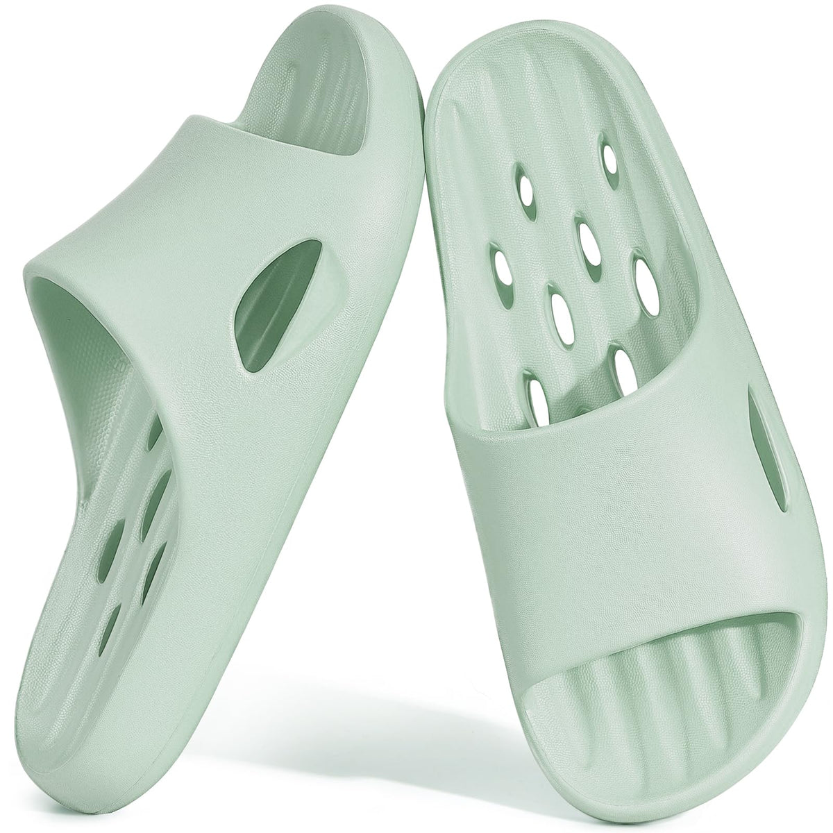 Aoowoll Shower Shoes for Men and Women Non-Slip Sandals Bathroom Slippers