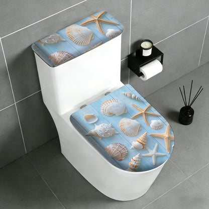 2 pack Toilet Lid Cover & Tank Lid Cover,Fits Standard & Elongated Toilet
