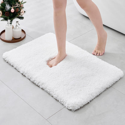 ILANGO Bathroom Rugs 24" × 17", Extra Soft Absorbent Microfiber Bath Rugs