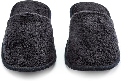 ESKYMODE Men's Terry Cotton Bath Slippers, Travel Hotel Slippers for Men