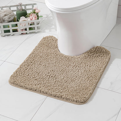 MIULEE Teal Bathroom Rugs Soft Small Microfiber Bath Mat 16x24 Inch