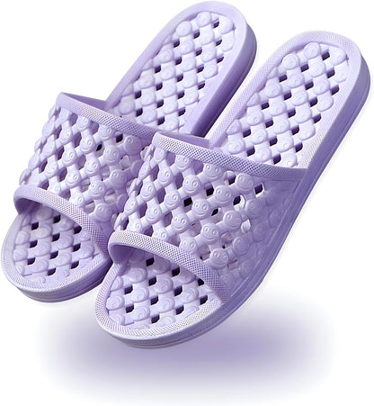 AYYDMY Shower Shoes Unisex Quick Drying Slippers for Women Men