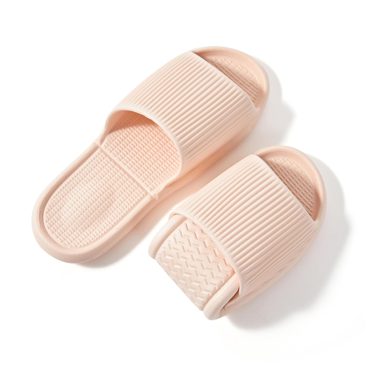 Shower Slippers For Women Men Waterproof EVA Foldable Bathroom Pool Beach Camping Travel Portable Non Slip Sole Lightweight Packable Open Toe Indoor Outdoor Hotel Guest Home Shoes Cushioned